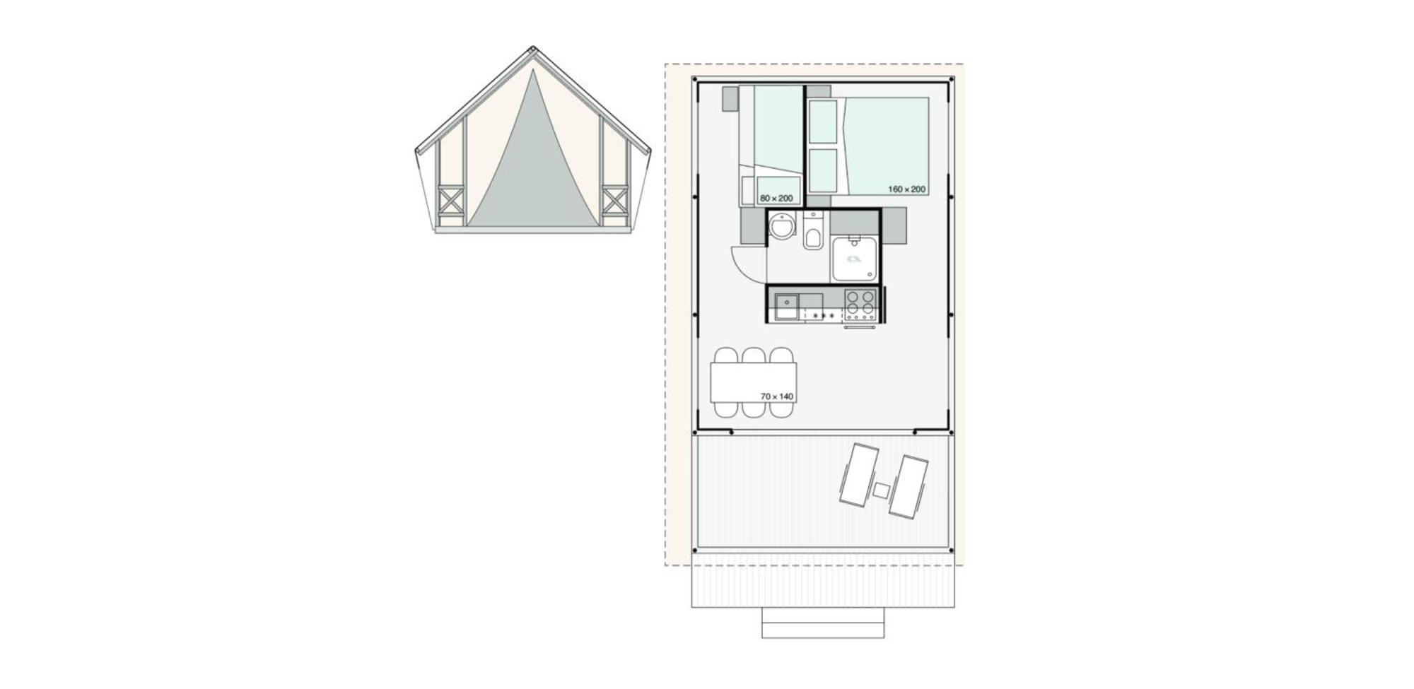 Camp Dole Zivogosce - Mobile Home And Glamping Tent Buitenkant foto